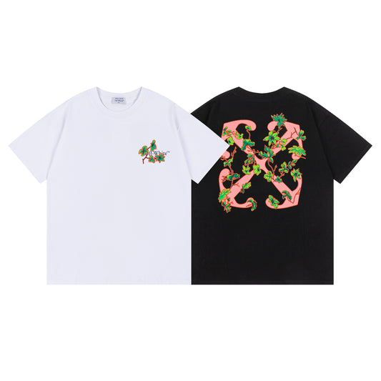 OFF-WHITE Cotton Short-Sleeved T-Shirt 9019