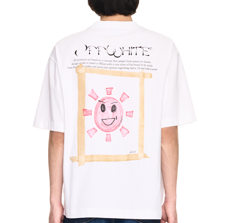 OFF-WHITE Cotton Short-sleeved T-shirt 9025