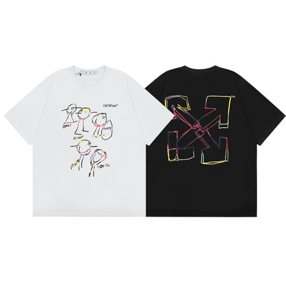 OFF-WHITE Cotton Short-Sleeved T-Shirt F76