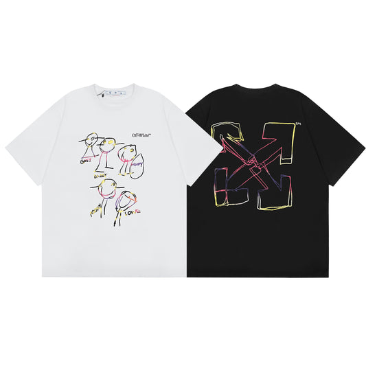 OFF-WHITE Cotton Short-Sleeved T-Shirt F76