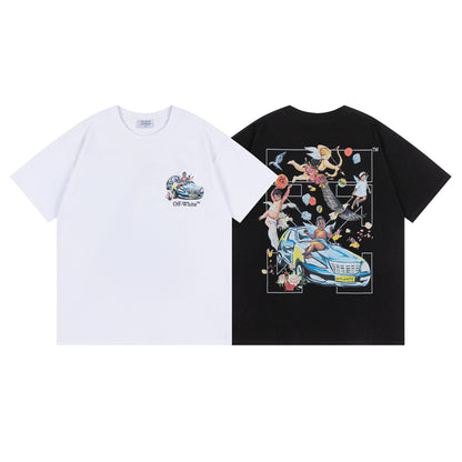 OFF-WHITE Cotton Short Sleeve T-Shirt 9017