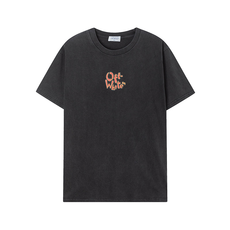 OFF-WHITE Cotton Short-sleeved T-shirt 8021