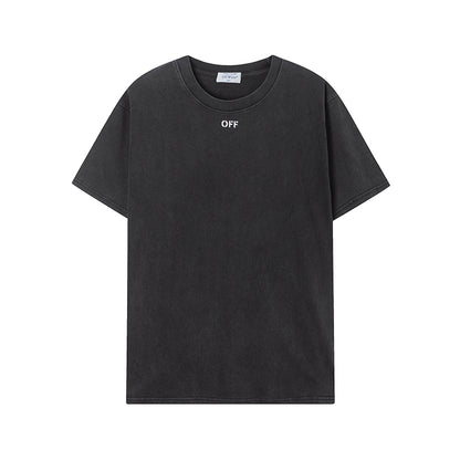 OFF-WHITE Heavyweight Cotton Washed Short-Sleeved T-Shirt 8018