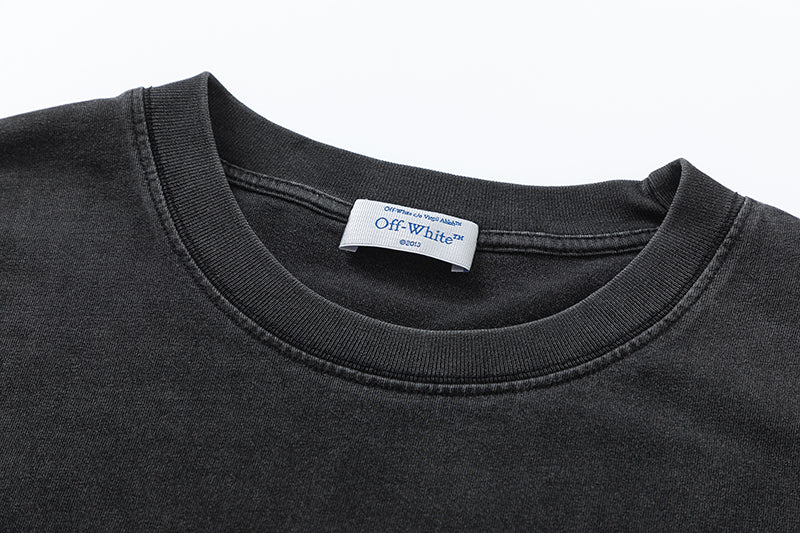 OFF-WHITE Cotton Short-sleeved T-shirt 8021