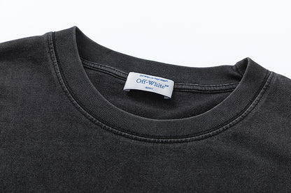 OFF-WHITE Cotton Short-sleeved T-shirt 8021
