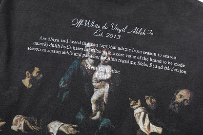 OFF-WHITE Heavyweight Cotton Washed Short-Sleeved T-Shirt 8018