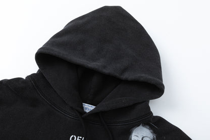 Off white 460g heavy washed hooded sweatshirt 9081