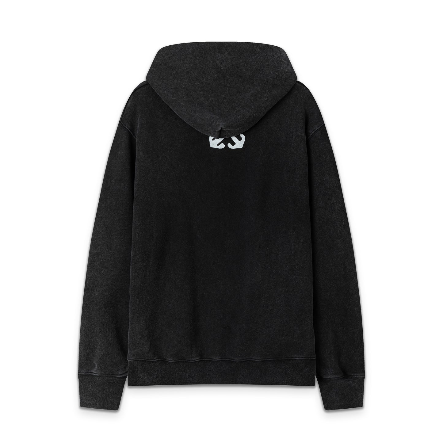 Off white 460g heavy washed hooded sweatshirt 9081