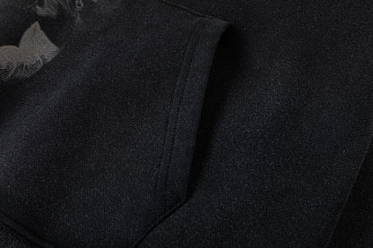 Off white 460g heavy washed hooded sweatshirt 9072
