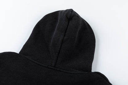 Off white 460g heavy washed hooded sweatshirt 9080