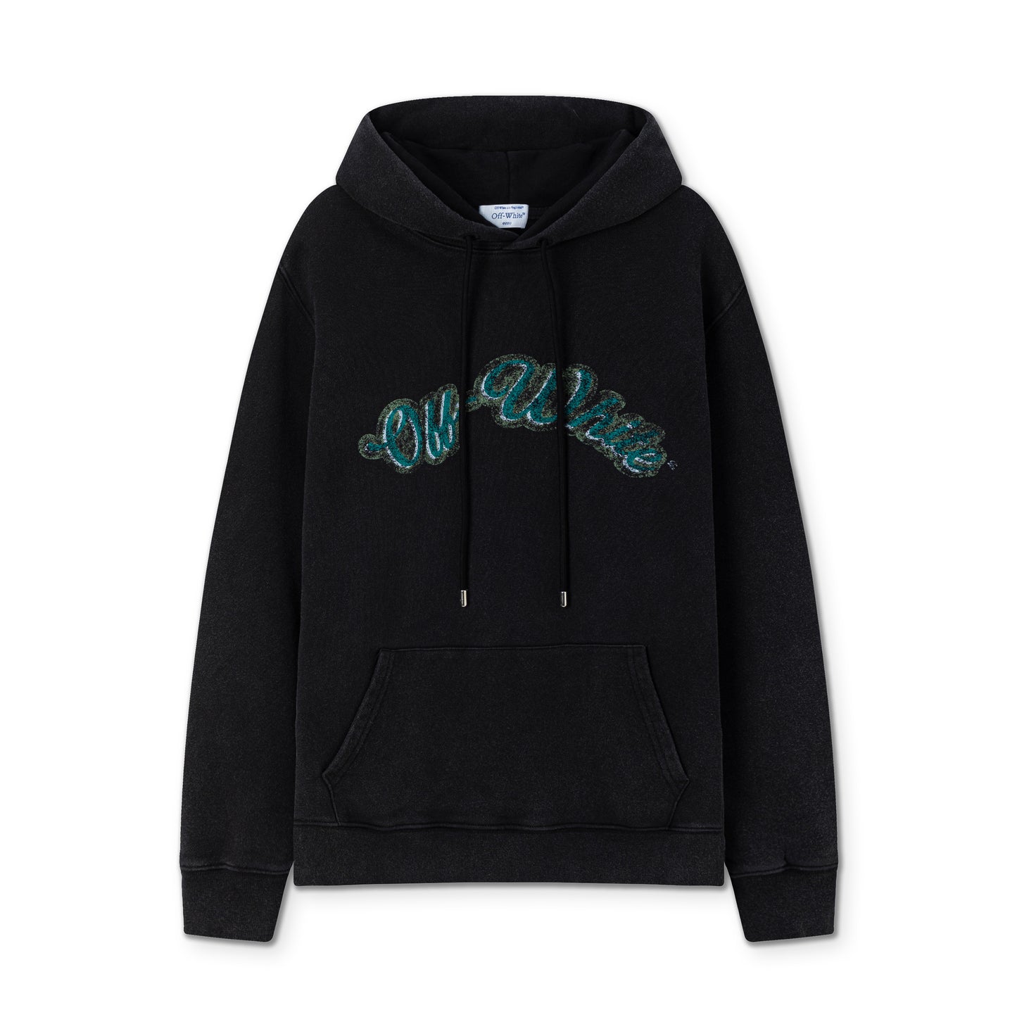 Off white 460g heavy washed hooded sweatshirt 9080