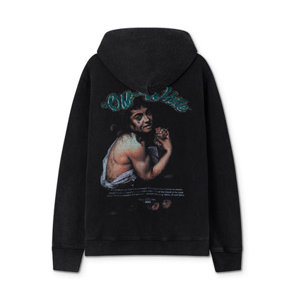 Off white 460g heavy washed hooded sweatshirt 9080