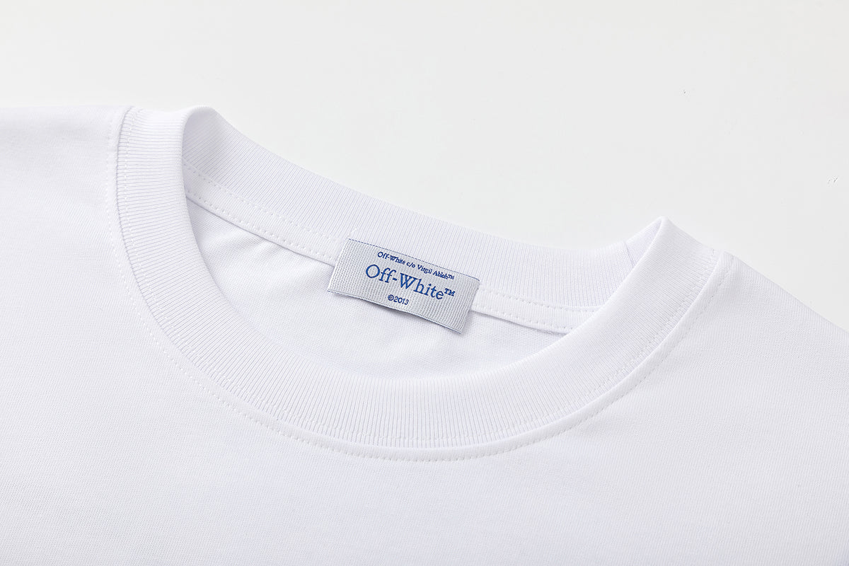 OFF-WHITE Cotton Short-sleeved T-shirt 9071