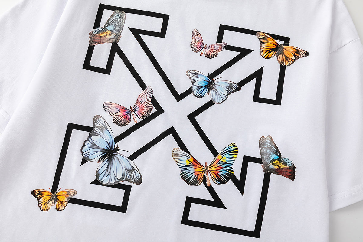 OFF-WHITE Cotton Short-sleeved T-shirt 9071