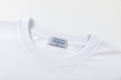 OFF-WHITE Cotton Short-sleeved T-shirt 9059