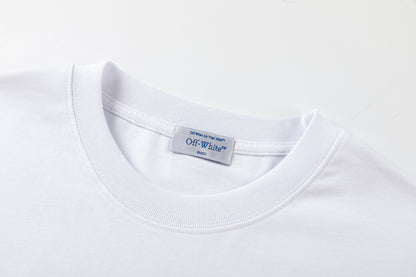 OFF-WHITE Cotton Short-sleeved T-shirt 9060