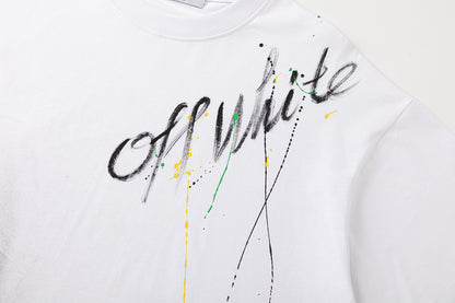 OFF-WHITE Cotton Short-sleeved T-shirt 9067