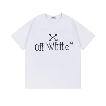 OFF-WHITE Cotton Short-sleeved T-shirt 9056