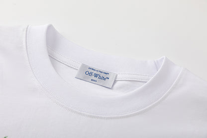 OFF-WHITE Cotton Short-sleeved T-shirt 9068