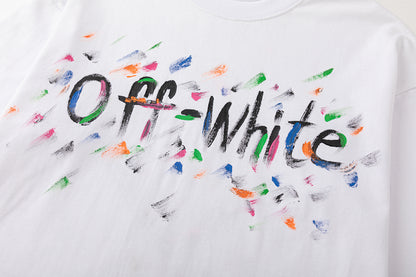 OFF-WHITE Cotton Short-sleeved T-shirt 9068