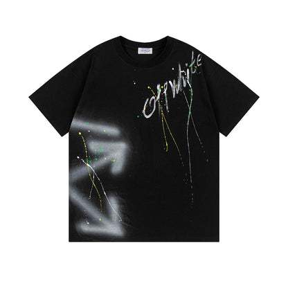 OFF-WHITE Cotton Short-sleeved T-shirt 9067