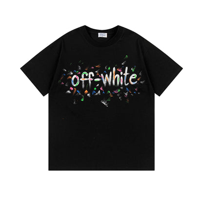 OFF-WHITE Cotton Short-sleeved T-shirt 9068