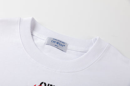 OFF-WHITE Cotton Short-sleeved T-shirt 9050