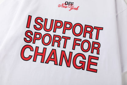 OFF-WHITE Cotton Short-sleeved T-shirt 9050