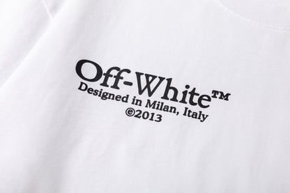 OFF-WHITE Cotton Short-sleeved T-shirt 9051