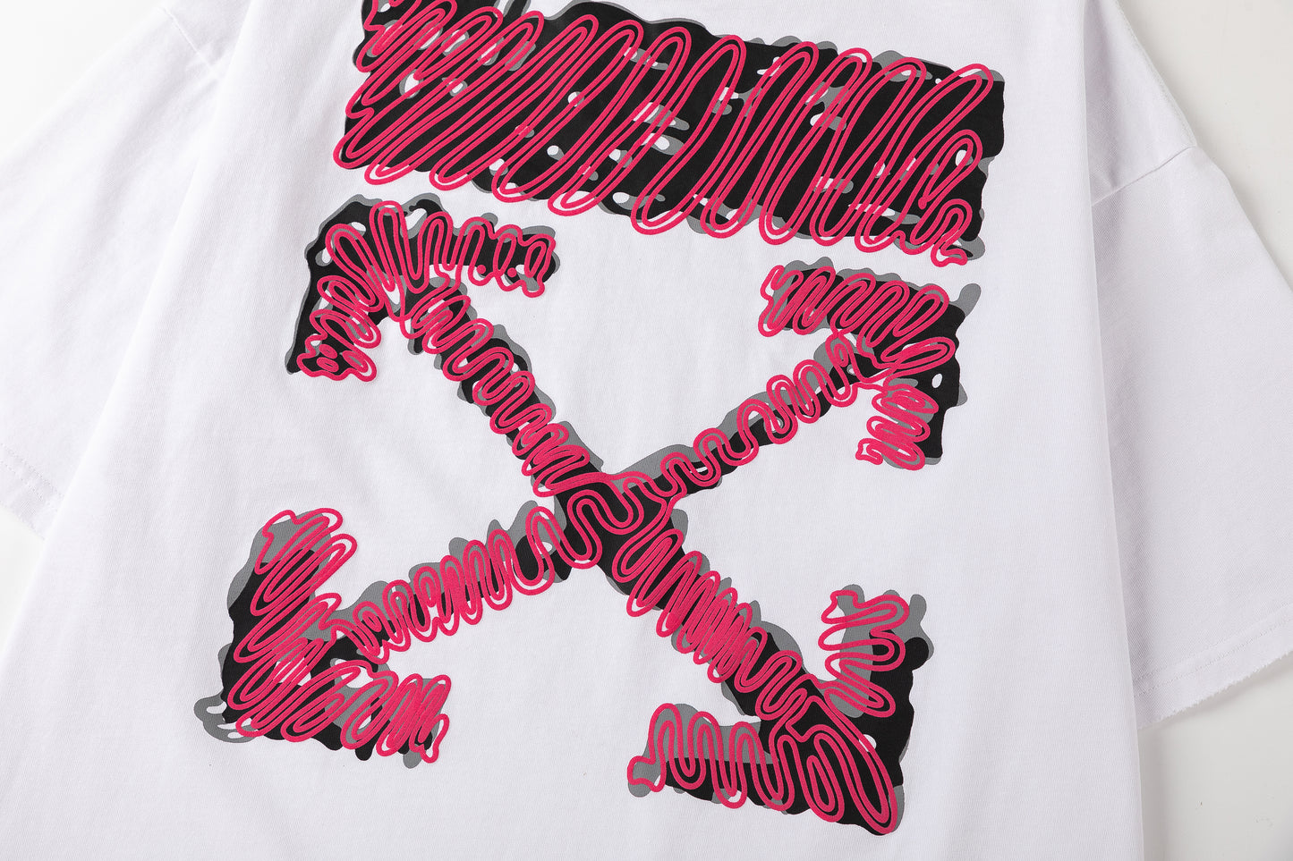 OFF-WHITE Cotton Short-sleeved T-shirt 9051