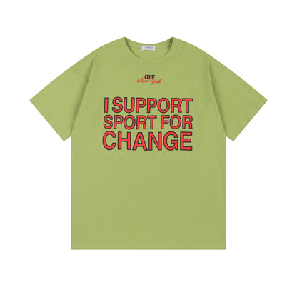 OFF-WHITE Cotton Short-sleeved T-shirt 9050