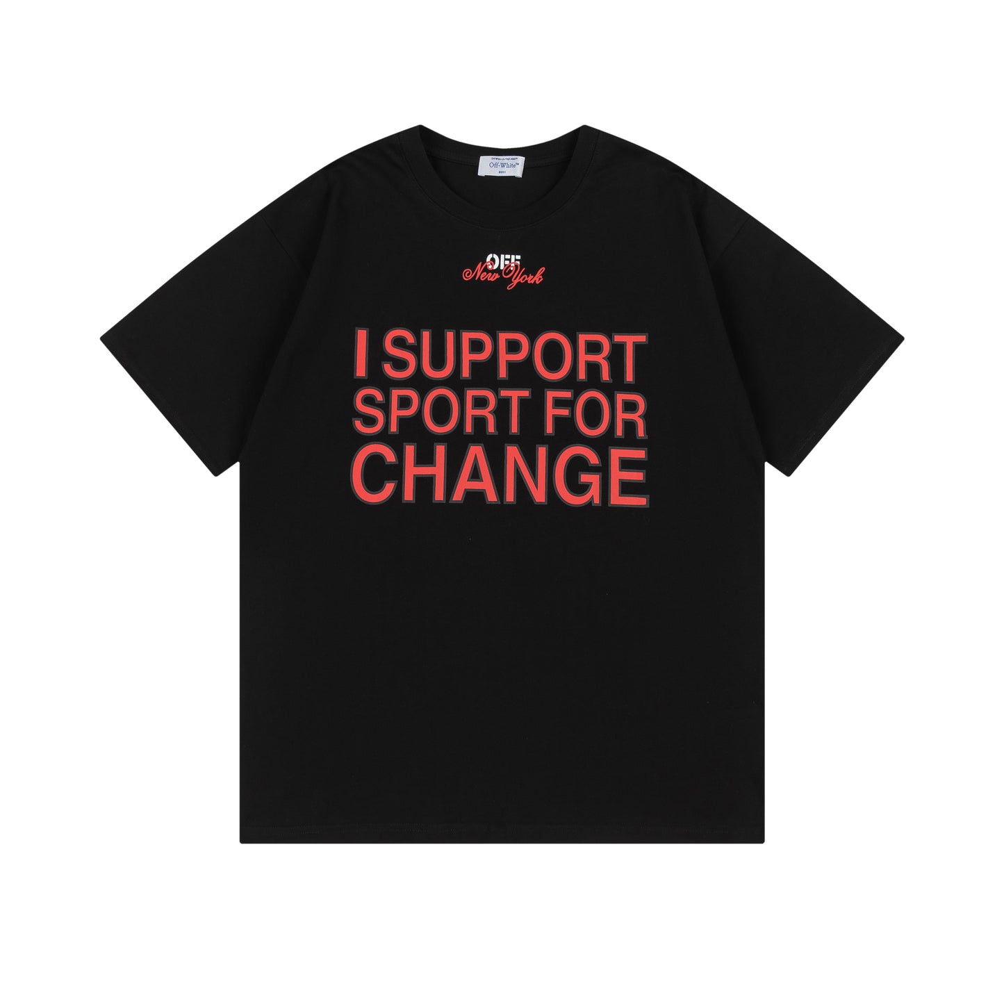 OFF-WHITE Cotton Short-sleeved T-shirt 9050