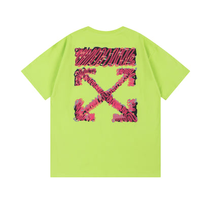OFF-WHITE Cotton Short-sleeved T-shirt 9051