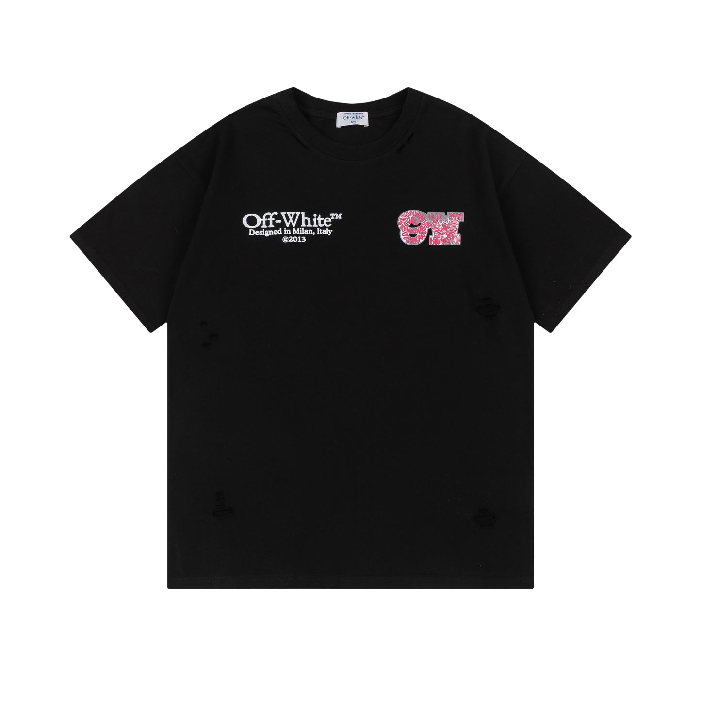 OFF-WHITE Cotton Short-sleeved T-shirt 9051