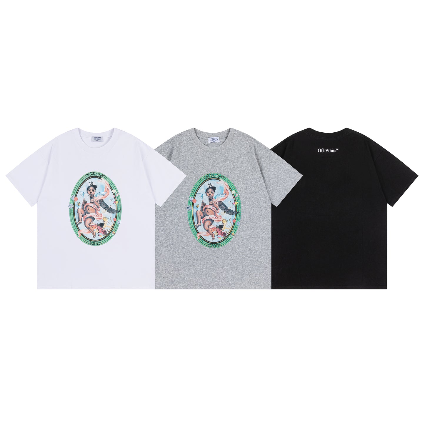 OFF-WHITE Cotton Short-Sleeved T-Shirt 9013