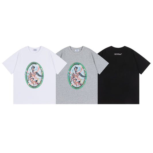 OFF-WHITE Cotton Short-Sleeved T-Shirt 9013