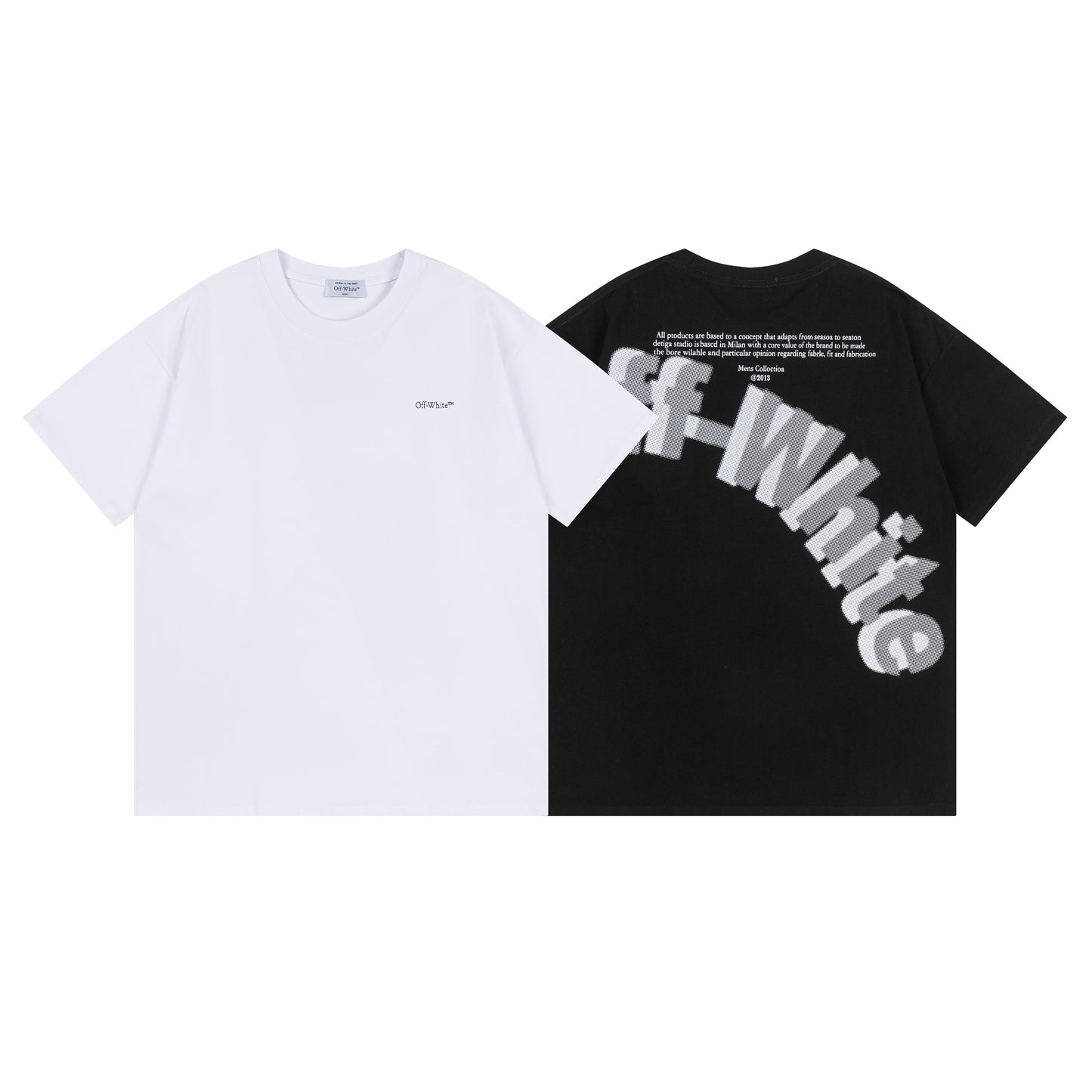 OFF-WHITE Cotton Short-sleeved T-shirt 9026