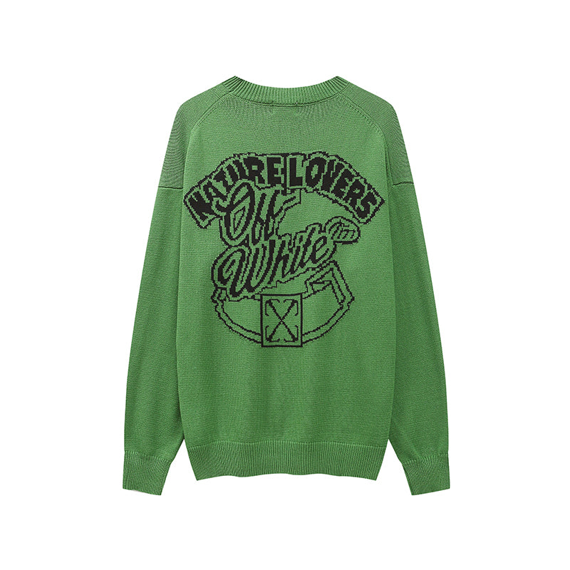 OFF WHITE Crew Neck Sweater 605