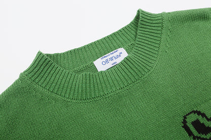 OFF WHITE Crew Neck Sweater 605