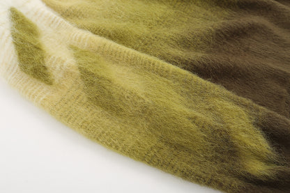 OFF WHITE Gradient OW Mohair Striped Arrow Sweater 389
