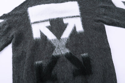 OFF WHITE mohair arrow sweater 305