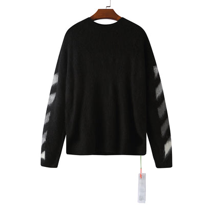 OFF WHITE Mohair Striped Arrow Sweater 318