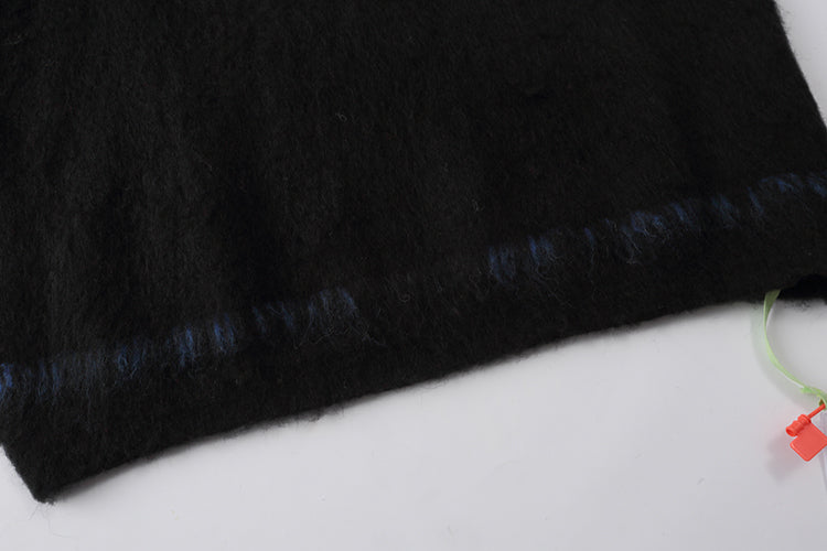OFF WHITE Mohair Striped Arrow Sweater 301