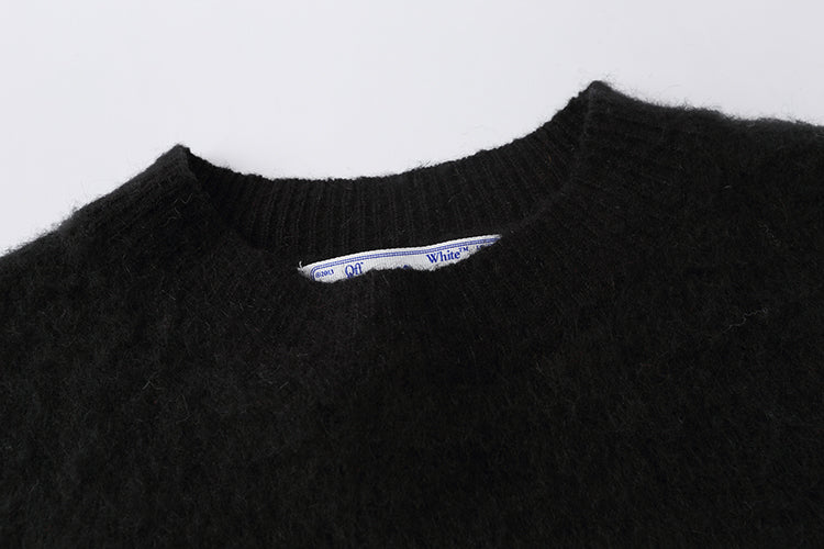 OFF WHITE Mohair Striped Arrow Sweater 328