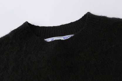 OFF WHITE Mohair Striped Arrow Sweater 328