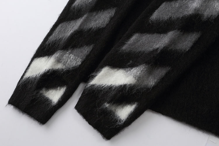 OFF WHITE Mohair Striped Arrow Sweater 318