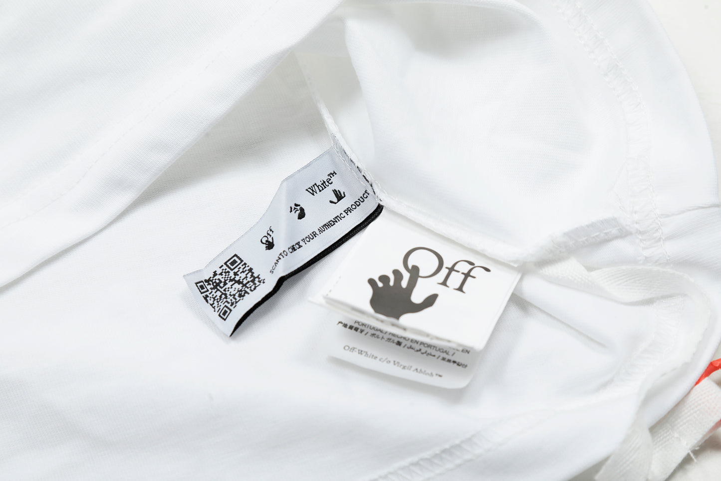 OFF-WHITE Cotton Short-sleeved T-shirt F70