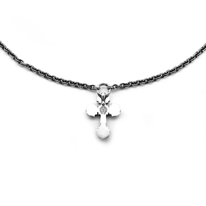 Chrome Hearts Paperchain Necklace With Dagger Pendant